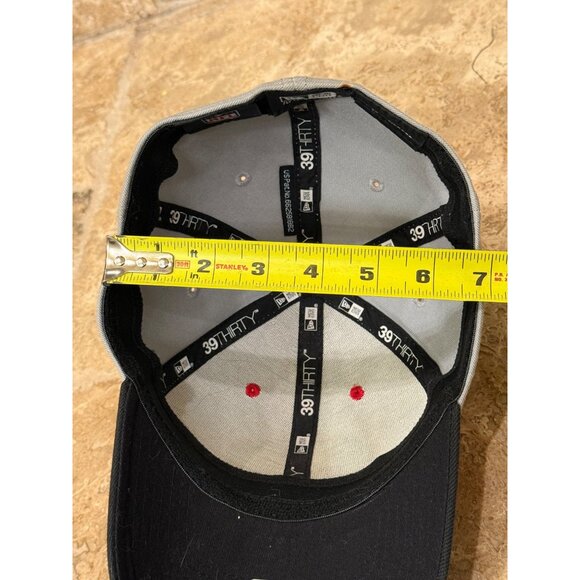 San Francisco 49ers New Era 39Thirty Red/Gray/Black Stretch Fit Hat Medium-Large - Picture 7 of 8